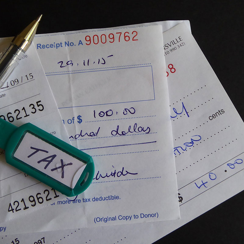 Alimony payment slips